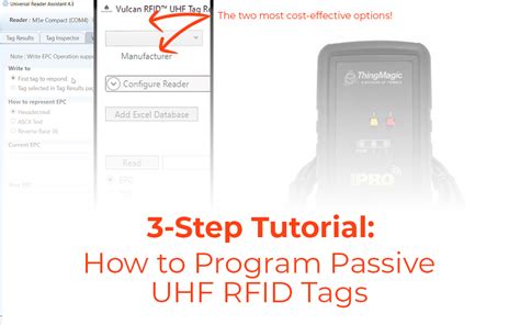 how to reprogram rfid chip|rfid tag programming tutorial.